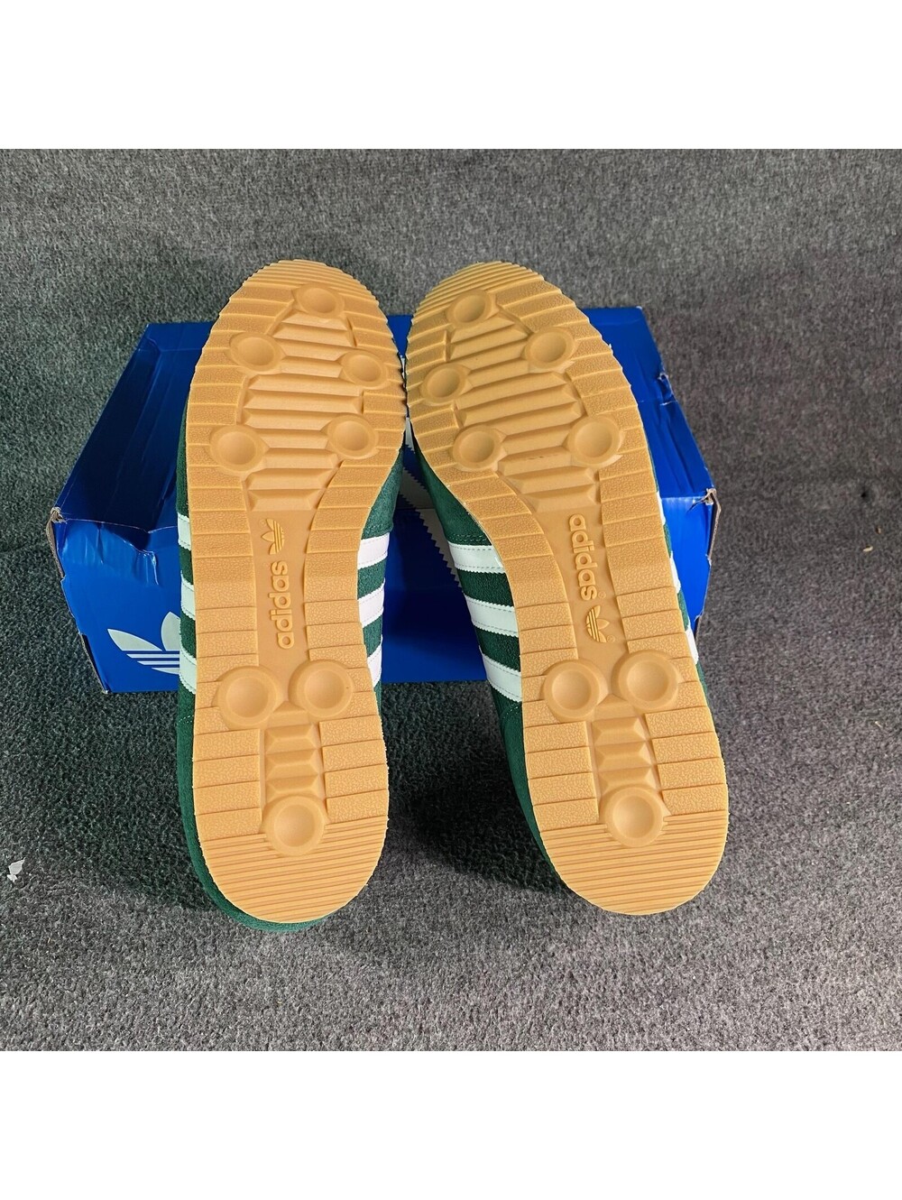 Adidas R71 Collegiate Green Cloud White Mens Size 13 Gum Sole Sneakers IH1326 - Picture 6 of 8